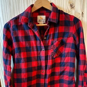 Red & Navy Blue Field & Stream Flannel